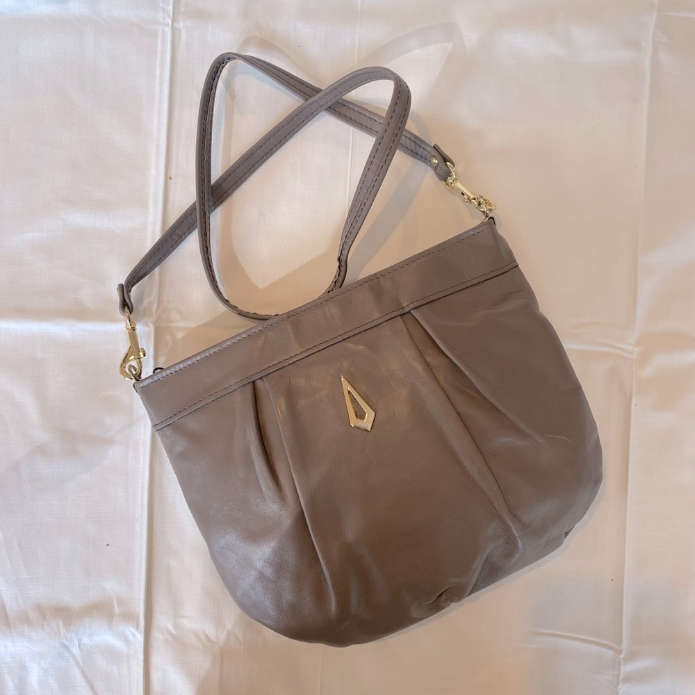 Vintage Equitable Handbag Co Tan Shoulder Bag
